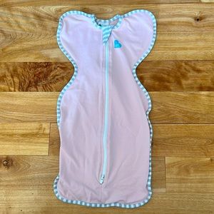 Love to Dream Swaddle Up Sleep Sack Size Newborn Pink White Gray 5-8.5lbs